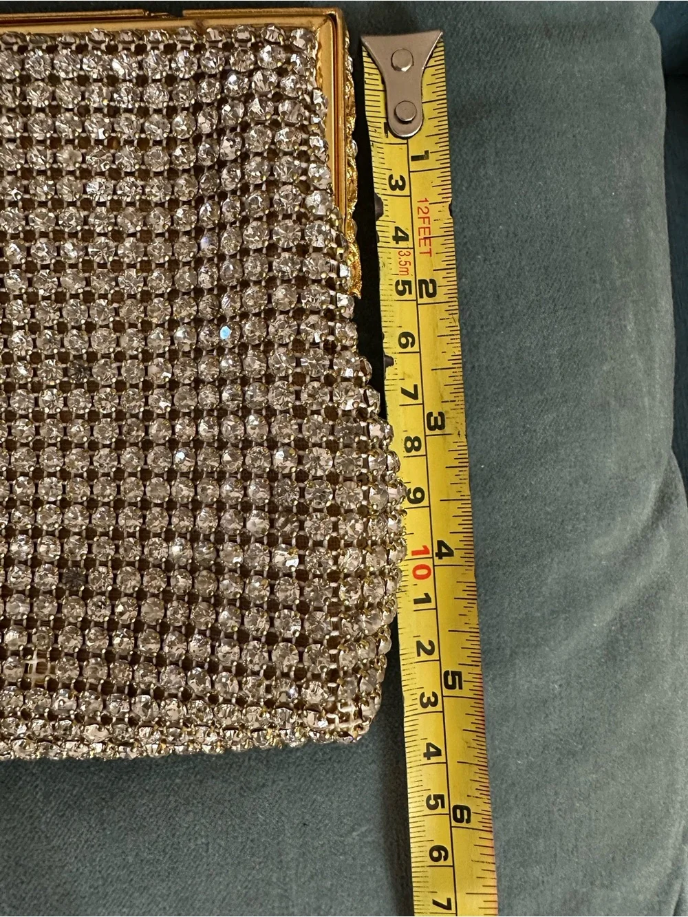 Vintage Johann Becker Gold Crystal Evening Bag